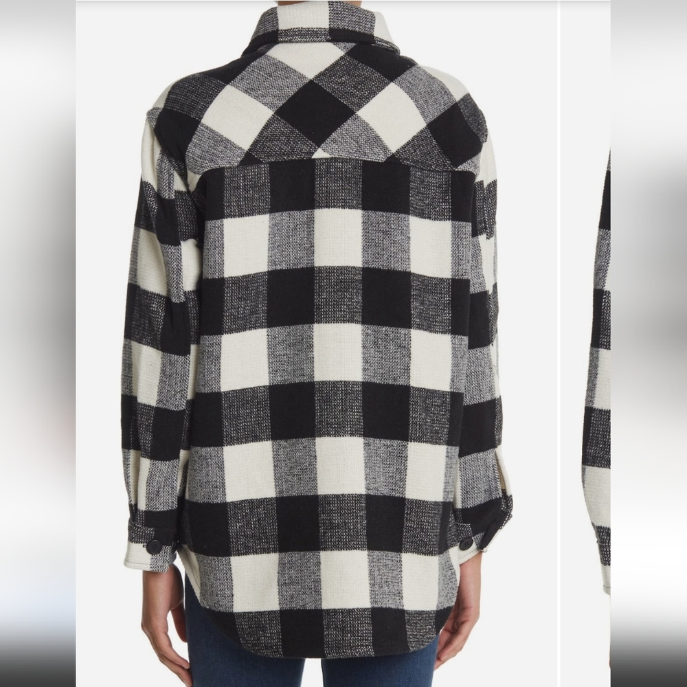 RDI Black and White Plaid Button Up - Picture 2 of 8